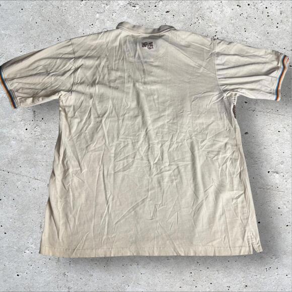 Pepe Jeans Patchwork‎ Design Polo Shirt Short Sleeves Size 3XL - Picture 4 of 7